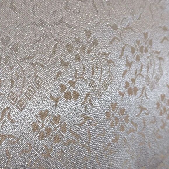 Victoria's Secret 1999 Gold Ivory Satin Textured Long Kimono Robe M/ L - Picture 4 of 16